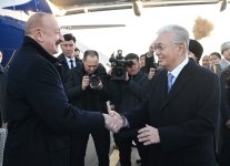 Prezident İlham Əliyev Qazaxıstana dövlət səfərinə gəlib (FOTO/VİDEO)