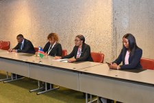 Sahibə Qafarova Cenevrədə Namibiya və Bosniya və Herseqovinanın parlament sədrləri ilə görüşüb (FOTO)