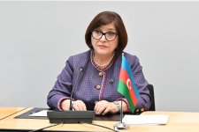 Sahibə Qafarova Cenevrədə Namibiya və Bosniya və Herseqovinanın parlament sədrləri ilə görüşüb (FOTO)