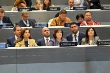 Milli Məclisin sədri Sahibə Qafarova Parlamentlərarası İttifaqın 151-ci Assambleyasında çıxış edib (FOTO)