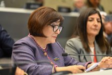 Milli Məclisin sədri Sahibə Qafarova Parlamentlərarası İttifaqın 151-ci Assambleyasında çıxış edib (FOTO)