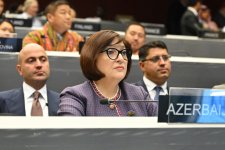 Milli Məclisin sədri Sahibə Qafarova Parlamentlərarası İttifaqın 151-ci Assambleyasında çıxış edib (FOTO)