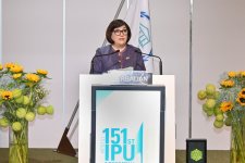 Milli Məclisin sədri Sahibə Qafarova Parlamentlərarası İttifaqın 151-ci Assambleyasında çıxış edib (FOTO)