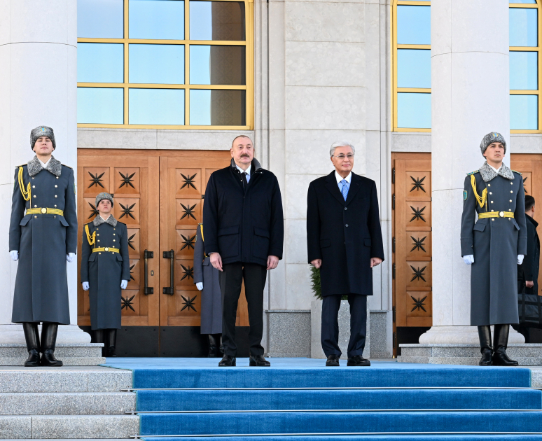 Prezident İlham Əliyev Qazaxıstana dövlət səfərinə gəlib (FOTO/VİDEO)
