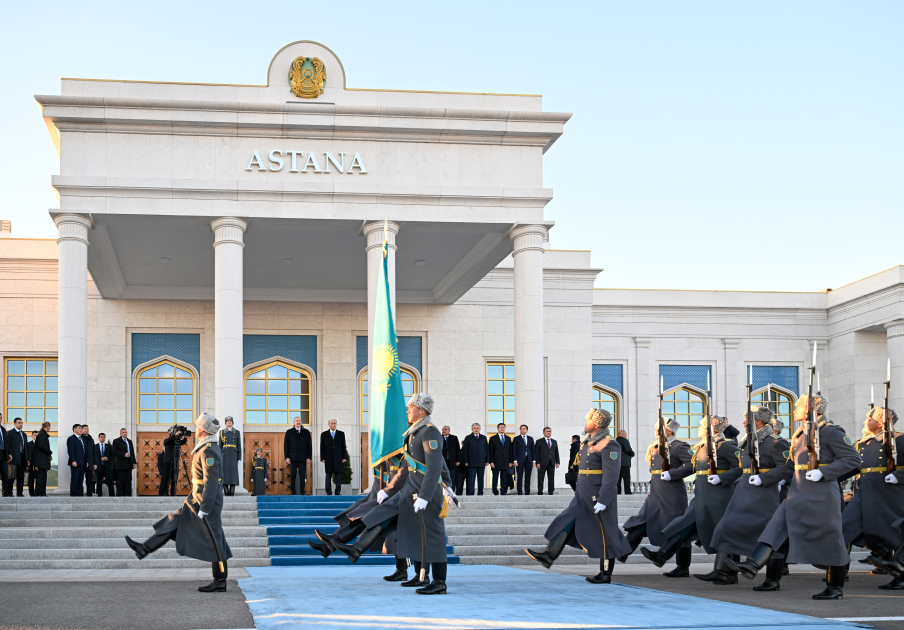 Prezident İlham Əliyev Qazaxıstana dövlət səfərinə gəlib (FOTO/VİDEO)