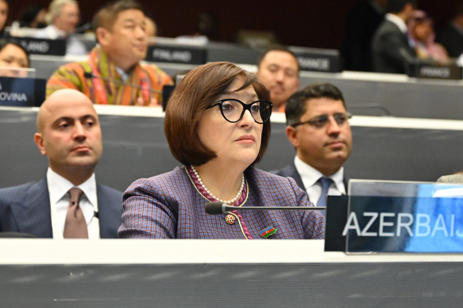 Milli Məclisin sədri Sahibə Qafarova Parlamentlərarası İttifaqın 151-ci Assambleyasında çıxış edib (FOTO)