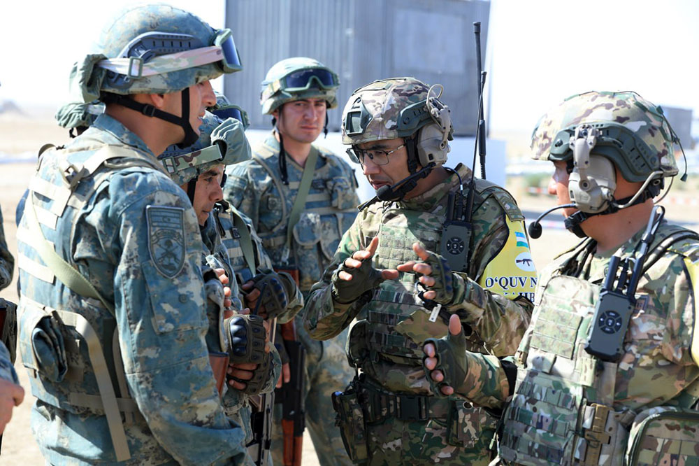 Azərbaycan, Qazaxıstan, Qırğızıstan, Özbəkistan və Tacikistan hərbçilərinin birgə təlimi davam edir (FOTO)