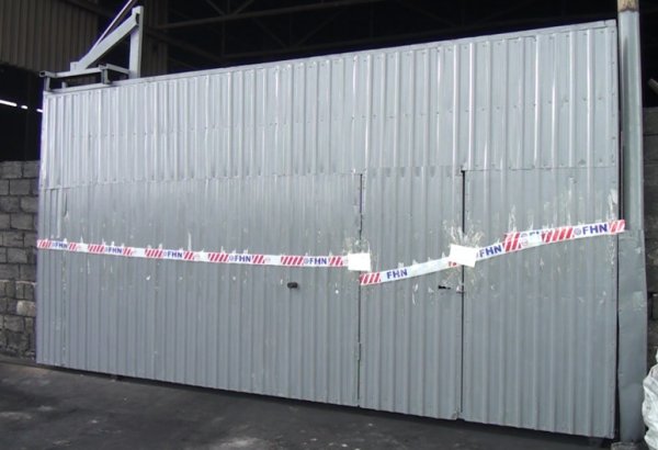 Sumqayıtda yanğın təhlükəli zavodun fəaliyyəti dayandırılıb (FOTO)