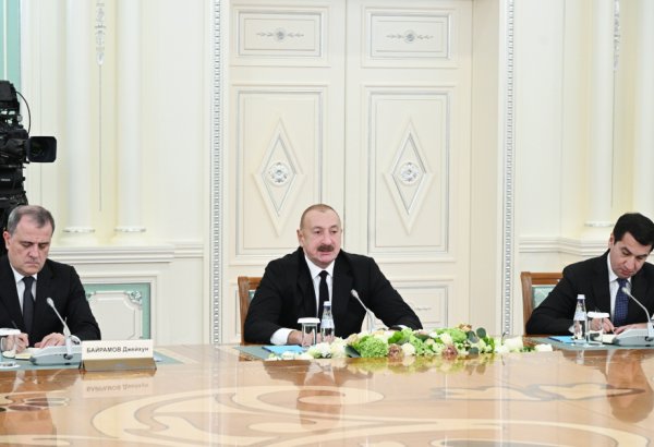 Prezident İlham Əliyev: Аzərbaycan və Qazaxıstan enerji sektorunun inkişafında böyük potensiala malikdir (TAM MƏTN)