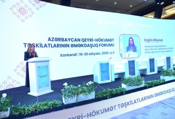 Xankəndidə Azərbaycan QHT-lərinin Əməkdaşlıq Forumunun rəsmi açılışı olub (FOTO)