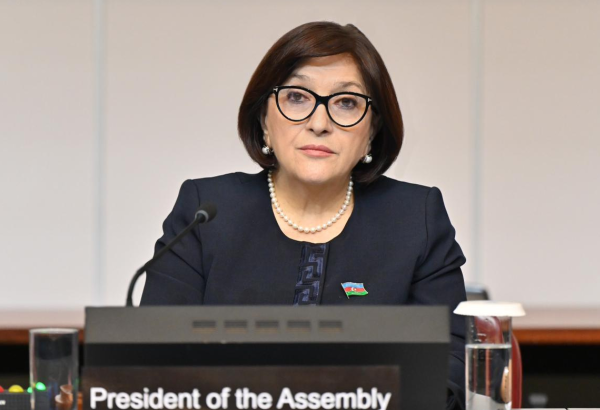 Sahibə Qafarova Parlamentlərarası İttifaqının 151-ci Assambleyasında müzakirələrə sədrlik edib (FOTO)