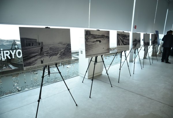Dəmiryol Muzeyində “Qara qızılın saldığı dəmir yollar” sərgisi açılıb (FOTO)