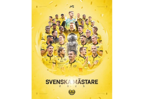İsveçdə kəndi təmsil edən futbol komandası çempion olub