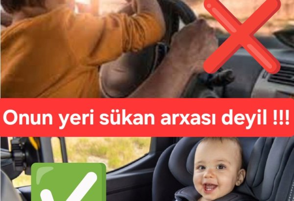 Paytaxtda övladını qucağında saxlayaraq avtomobil idarə edən sürücü qəza törədib: uşaq ölüb, ata xəsarət alıb