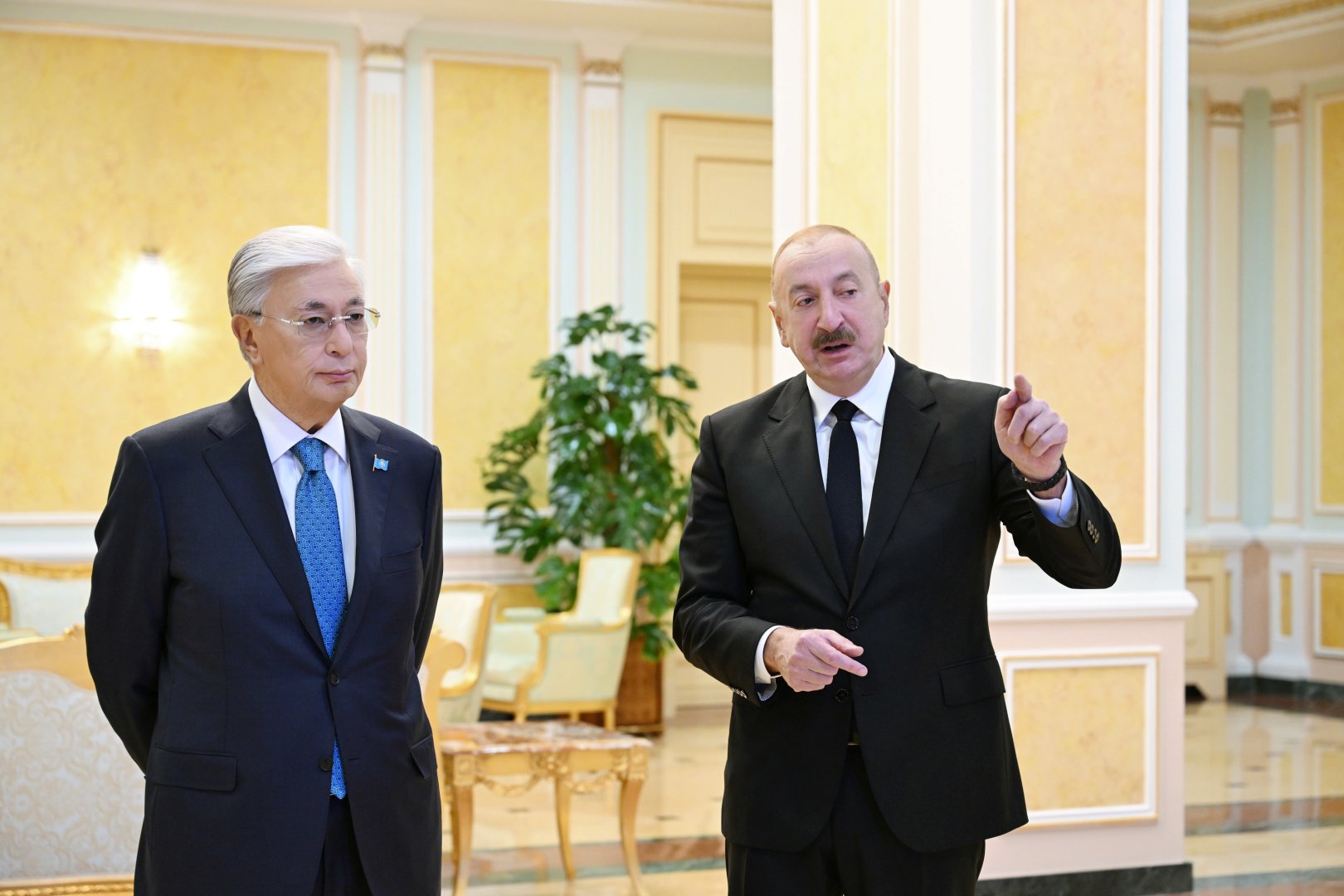 Astanada Prezident İlham Əliyevin və Kasım-Jomart Tokayevin iştirakı ilə “Orta dəhlizin inkişafı” birgə layihəsinin təqdimatı olub (FOTO)