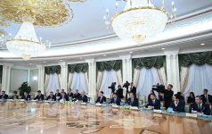 Astanada Prezident İlham Əliyevin və Kasım-Jomart Tokayevin iştirakı ilə Azərbaycan-Qazaxıstan Ali Dövlətlərarası Şuranın ikinci iclası keçirilib (FOTO)