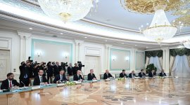 Astanada Prezident İlham Əliyevin və Kasım-Jomart Tokayevin iştirakı ilə Azərbaycan-Qazaxıstan Ali Dövlətlərarası Şuranın ikinci iclası keçirilib (FOTO)