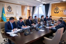Rəşad Nəbiyev Qazaxıstanın “Samruk-Kazyna” Milli Rifah Fondu və İnvestisiya Holdinqində görüş keçirib (FOTO)