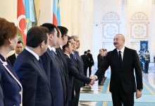 Prezident İlham Əliyevin Astanada rəsmi qarşılanma mərasimi olub (YENİLƏNİB) (FOTO)
