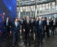 Prezident İlham Əliyev və Prezident Kasım-Jomart Tokayev Astanada “Alem.ai” Beynəlxalq Süni İntellekt Mərkəzində olublar (FOTO)