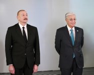 Prezident İlham Əliyev və Prezident Kasım-Jomart Tokayev Astanada “Alem.ai” Beynəlxalq Süni İntellekt Mərkəzində olublar (FOTO)