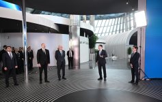 Prezident İlham Əliyev və Prezident Kasım-Jomart Tokayev Astanada “Alem.ai” Beynəlxalq Süni İntellekt Mərkəzində olublar (FOTO)