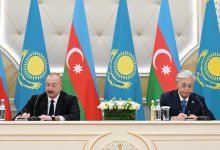 Azərbaycan-Qazaxıstan sənədləri mübadilə olunub (FOTO) (YENİLƏNİB)