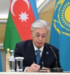 Azərbaycan-Qazaxıstan sənədləri mübadilə olunub (FOTO) (YENİLƏNİB)