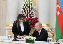 Azərbaycan-Qazaxıstan sənədləri mübadilə olunub (FOTO) (YENİLƏNİB)