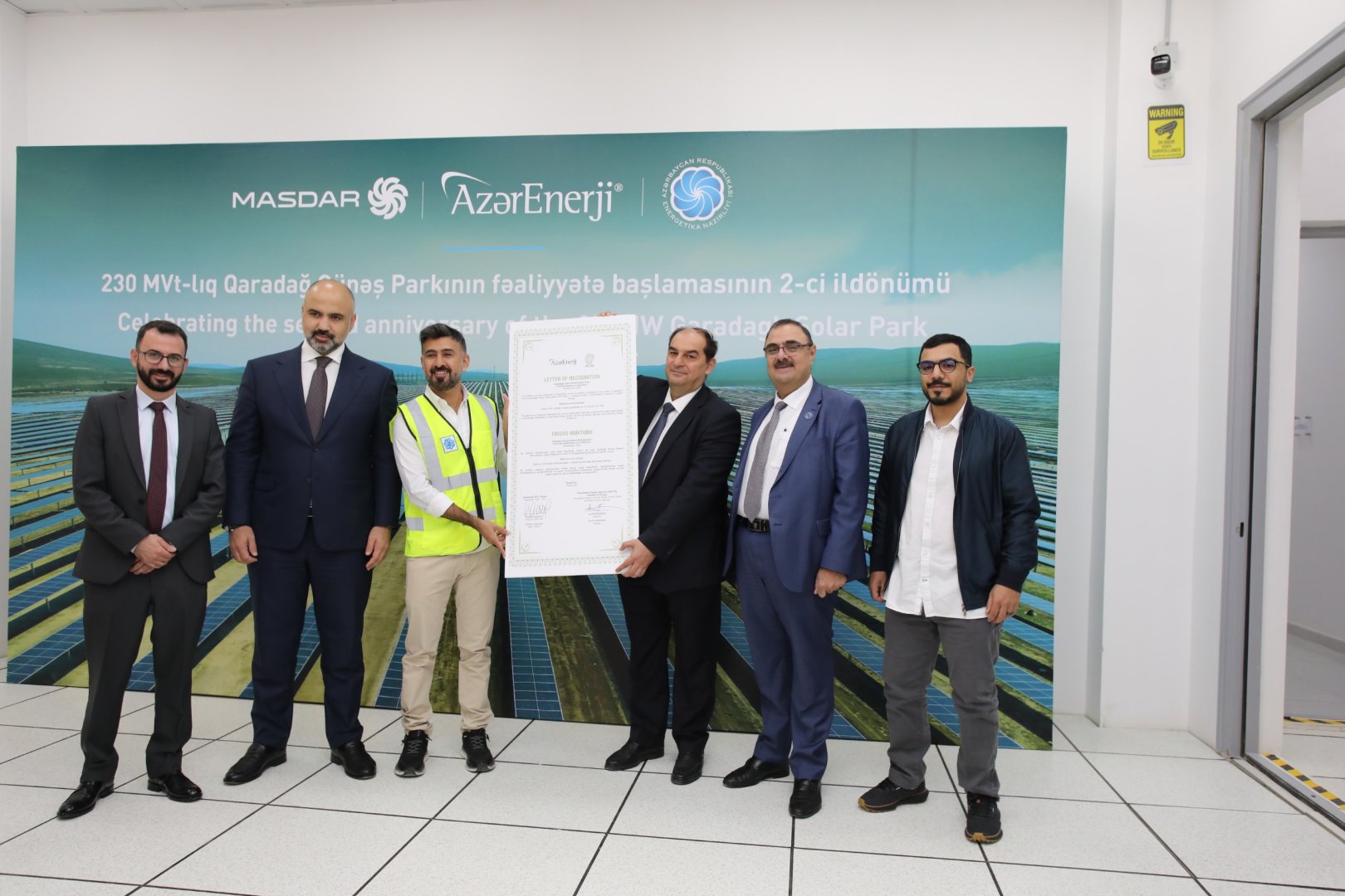 Qaradağ GES-də 1 milyard kilovat-saat elektrik enerjisi istehsal olunub (FOTO)