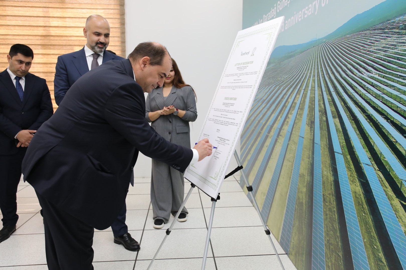 Qaradağ GES-də 1 milyard kilovat-saat elektrik enerjisi istehsal olunub (FOTO)