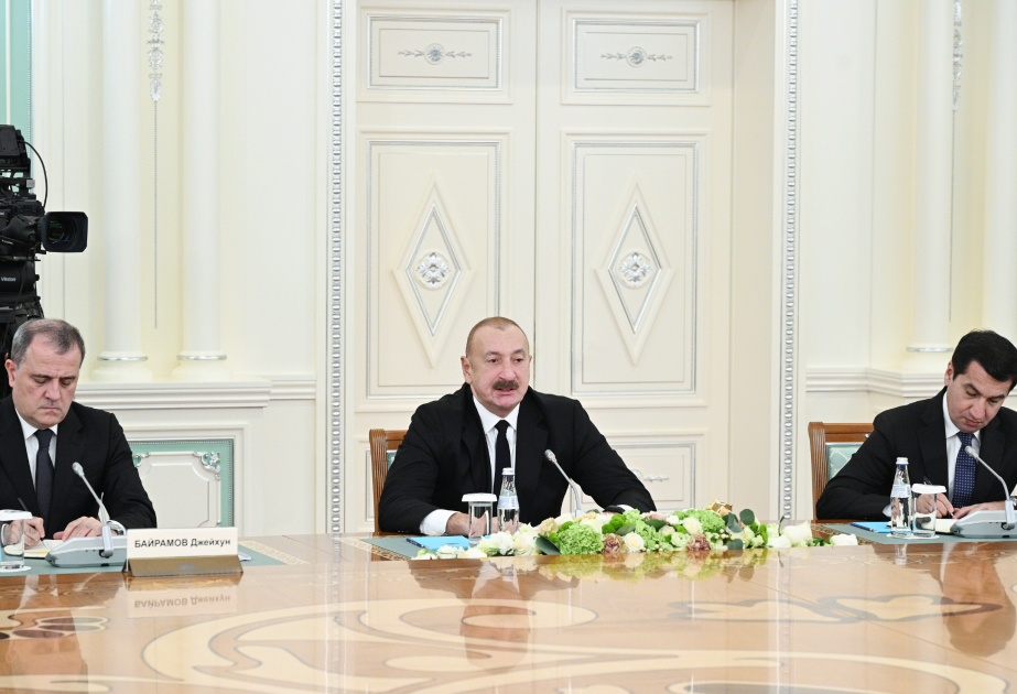 Prezident İlham Əliyev Qazaxıstanın Azərbaycanın suverenliyinə və ərazi bütövlüyünə dəyişməz dəstəyini qeyd edib