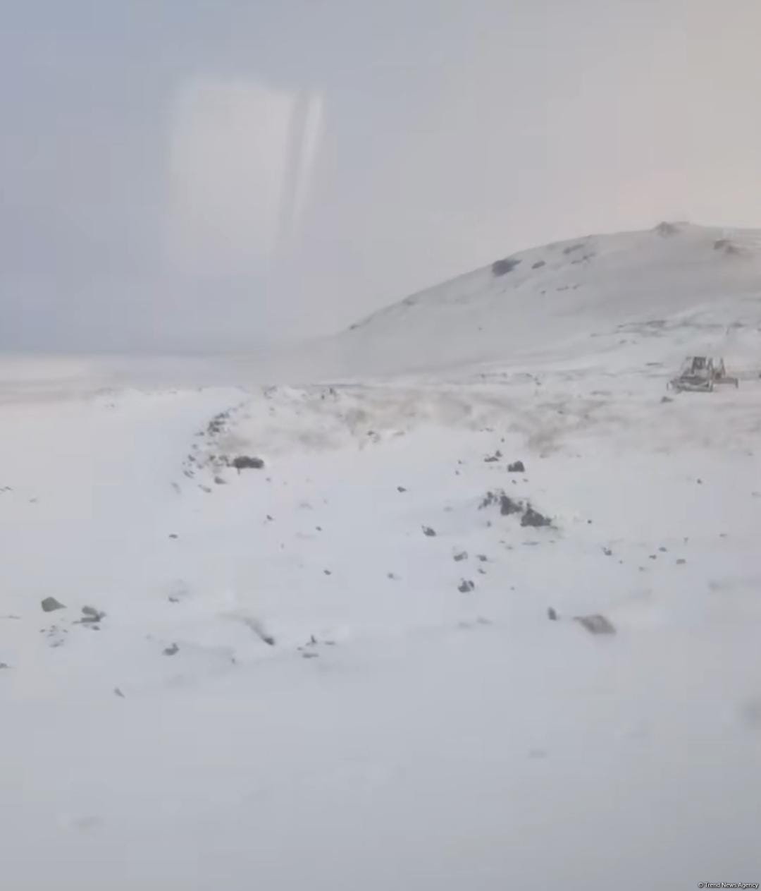 Laçına qar yağır (FOTO)