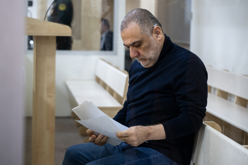Məhkəmə Ruben Vardanyanın vəkildən imtina etməsi barədə vəsatətini təmin edib (FOTO)