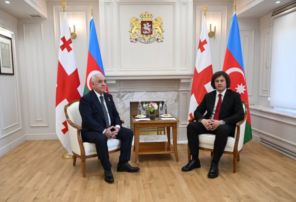 Əli Əsədov Tbilisidə İrakli Kobaxidze ilə görüşüb (FOTO) (YENİLƏNİB)
