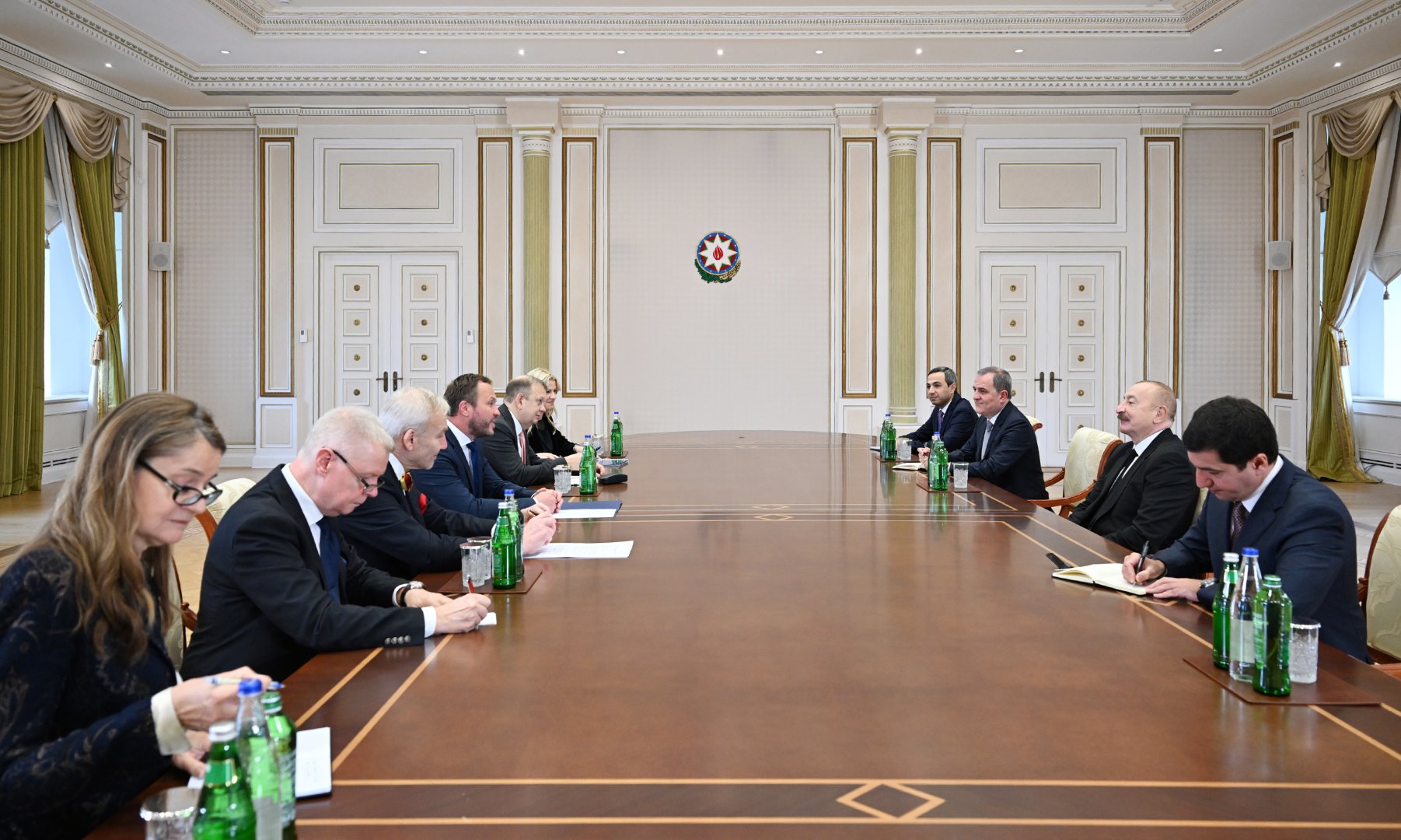 Prezident İlham Əliyev Estoniyanın xarici işlər nazirini qəbul edib (FOTO)