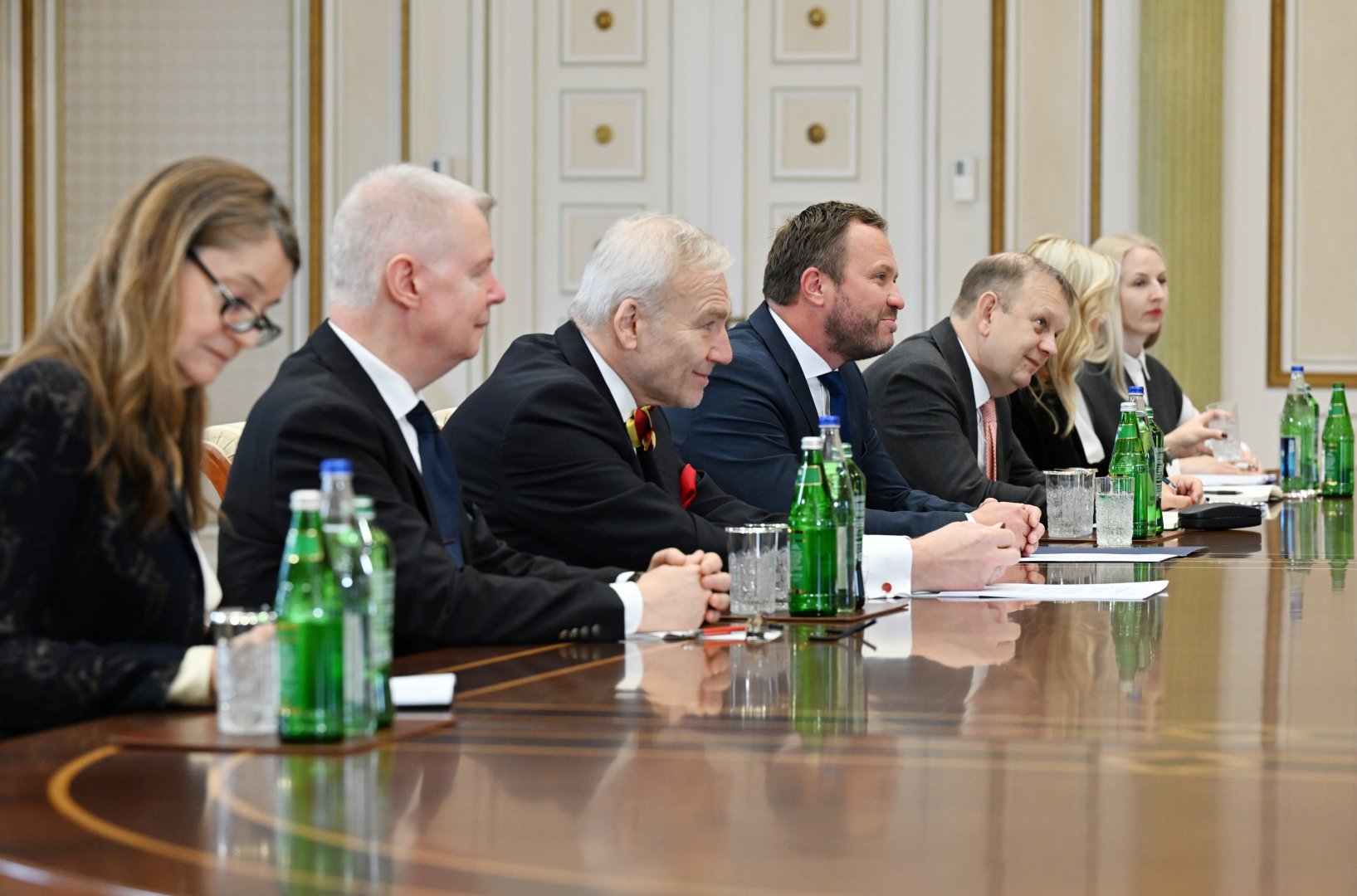 Prezident İlham Əliyev Estoniyanın xarici işlər nazirini qəbul edib (FOTO)