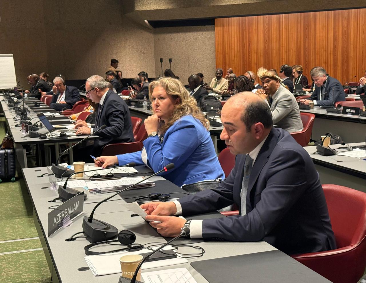 Azərbaycan parlament nümayəndə heyətinin üzvləri 151-ci Assambleya çərçivəsində keçirilən müzakirələrdə çıxış ediblər (FOTO)