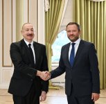 Prezident İlham Əliyev Estoniyanın xarici işlər nazirini qəbul edib (FOTO)