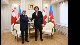 Əli Əsədov Tbilisidə İrakli Kobaxidze ilə görüşüb (FOTO) (YENİLƏNİB)