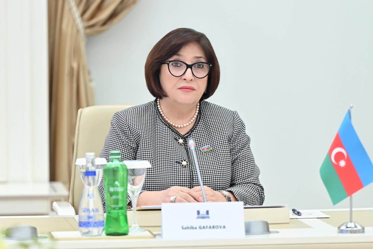 Milli Məclisin sədri Estoniyanın xarici işlər naziri ilə görüşüb (FOTO)