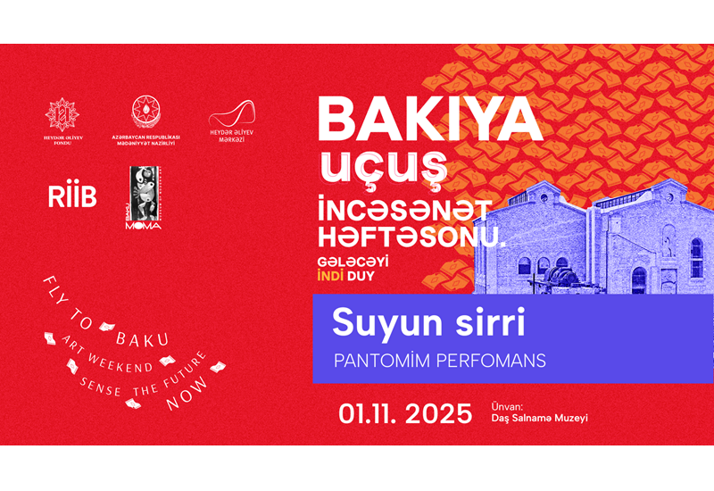 Art Weekend zamanı “Suyun sirri” pantomim tamaşanın premyerası olacaq (VİDEO)