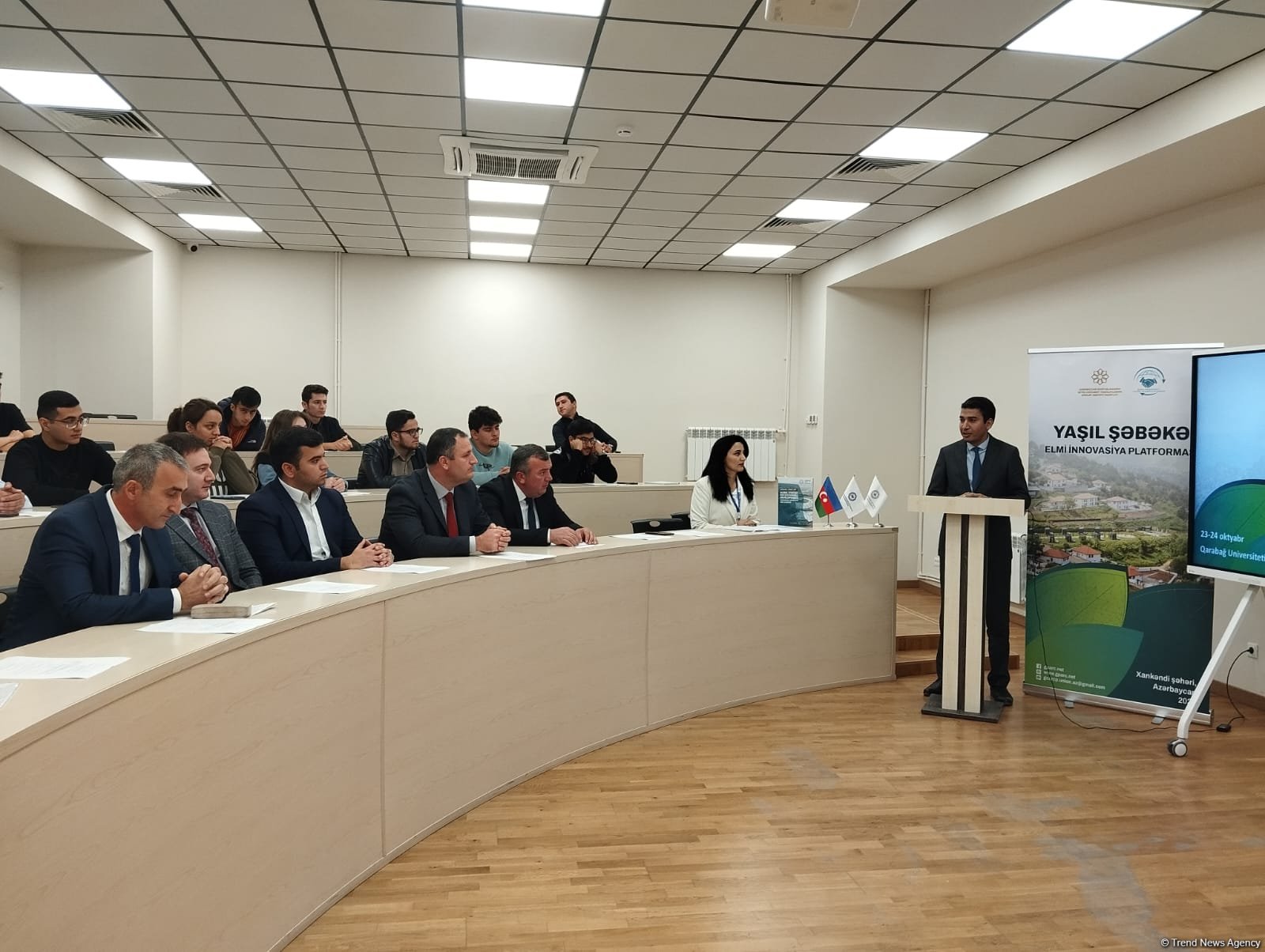 Xankəndidə “Yaşıl şəbəkə: Elmi İnnovasiya platforması” layihəsinin açılışı olub (FOTO)