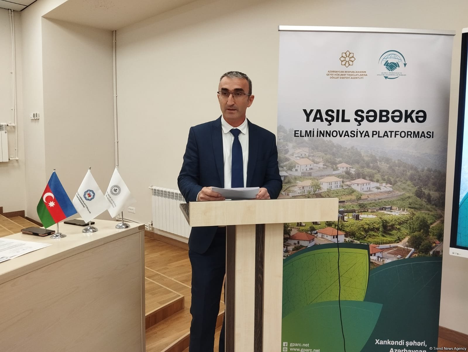 Xankəndidə “Yaşıl şəbəkə: Elmi İnnovasiya platforması” layihəsinin açılışı olub (FOTO)