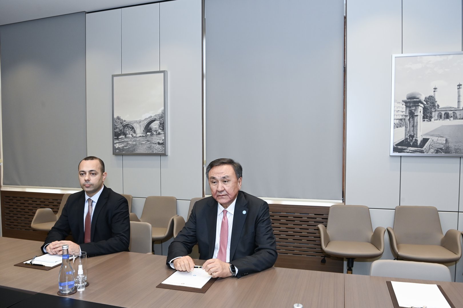 Ceyhun BayramovTDT baş katibi Kubanıçbek Omuralıyevi qəbul edib