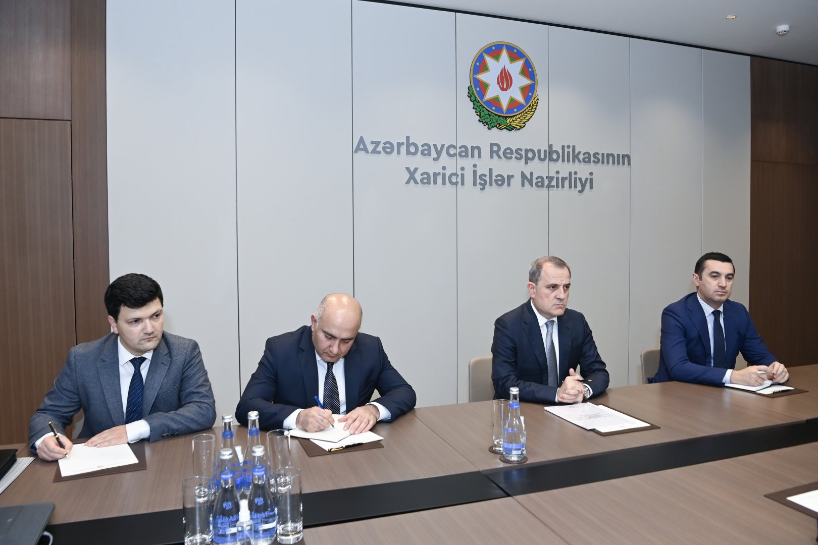 Ceyhun BayramovTDT baş katibi Kubanıçbek Omuralıyevi qəbul edib