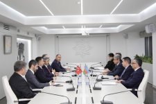 Türkiyənin Əmək və Sosial Müdafiə Nazirliyinin nümayəndə heyəti ilə görüş keçirilib (FOTO)