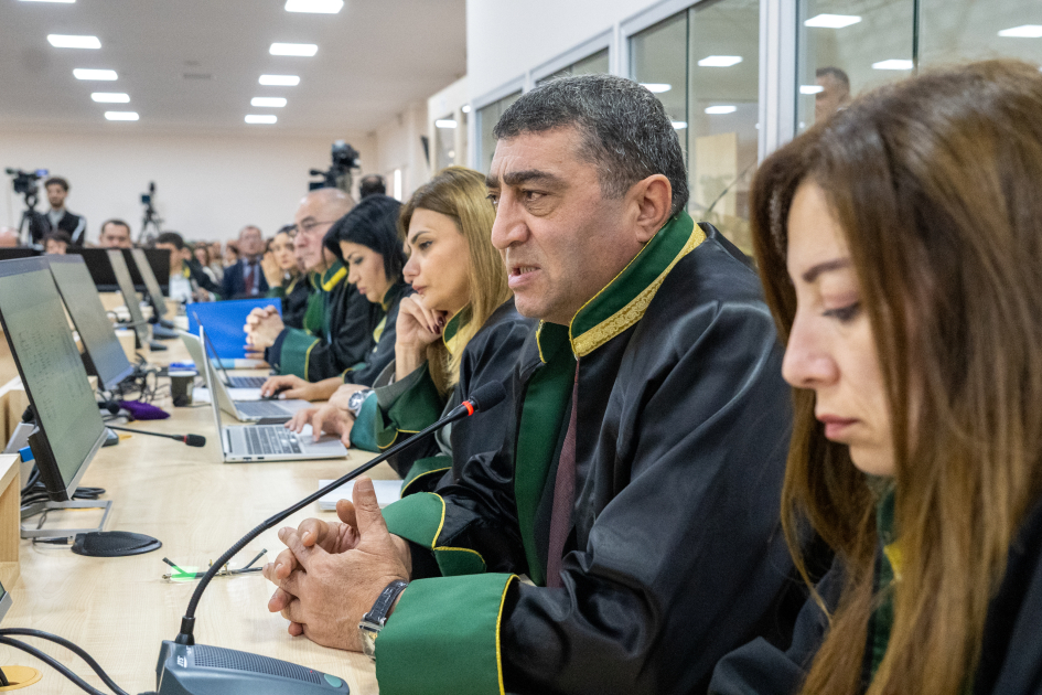 Ermənistanın hücumları nəticəsində zərər çəkmiş şəxslər və zərərçəkmişlərin hüquqi varislərinin ifadələri məhkəmədə elan olunub (FOTO)
