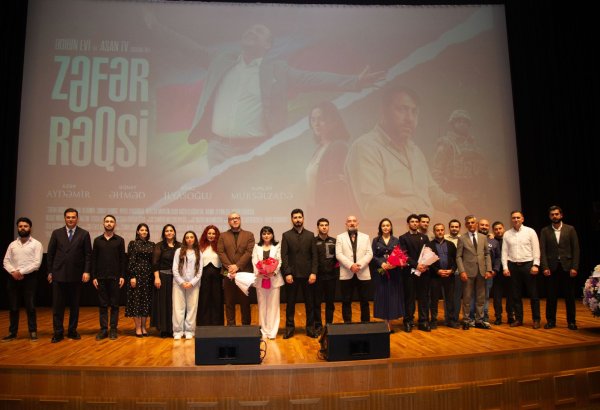 “Zəfər rəqsi” filminin qala-premyerası keçirilib (FOTO)