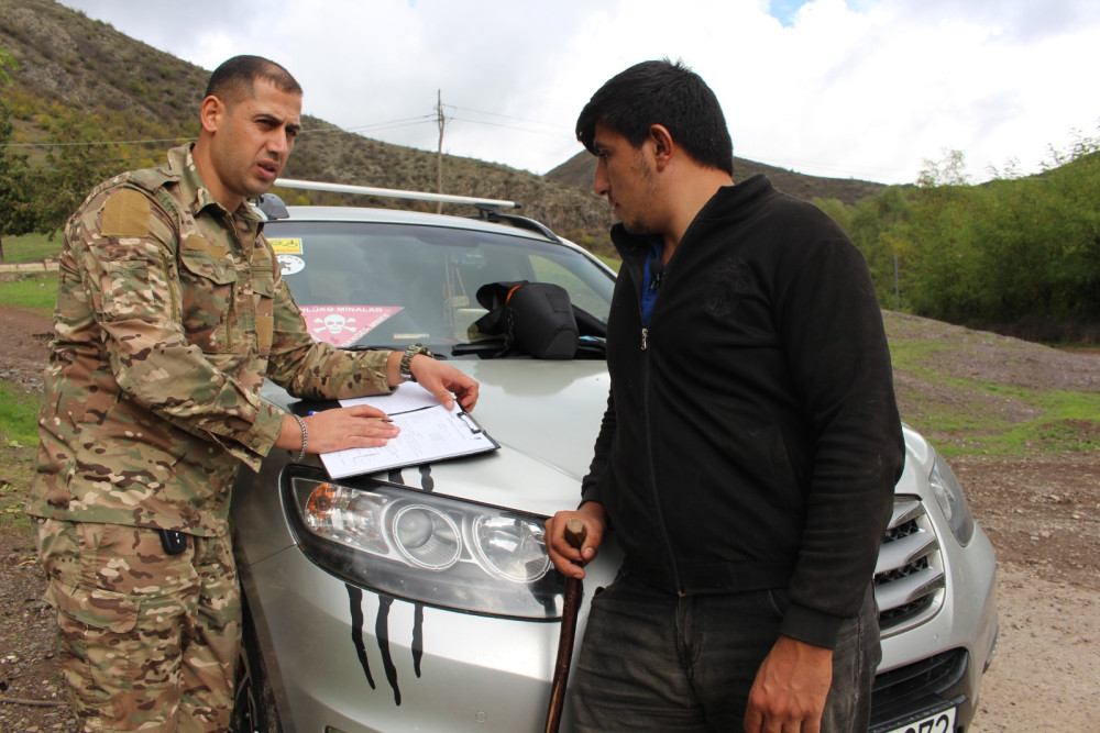 Qazax rayonunda minadan və PHS-dən zərərçəkənlərlə ilkin sorğular tamamlanıb (FOTO)